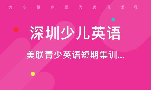 深圳青少英語(yǔ)培訓(xùn)班 深圳青少英語(yǔ)培訓(xùn)輔導(dǎo)班 培訓(xùn)班排名